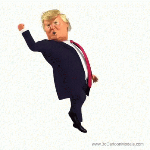 Гиф анимация прикол Дональд Трамп загружайте для телефона