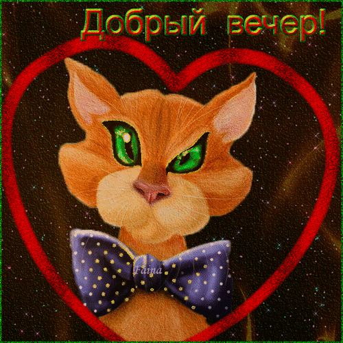 Гиф анимация добрый вечер качайте быстро для vk и ok