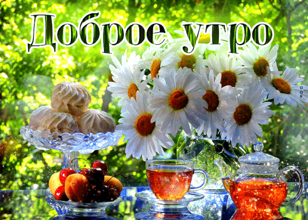 Оригинальная гифка доброе утро загружай быстро для ватсап и телеграм