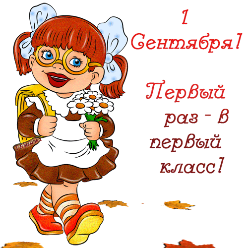 Гиф открытка поздравление с днем знаний с 1 сентября быстро скачивайте для ватсап и телеграм